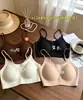 Roupa íntima feminina sem costura estilo francês, suporte suave, bojo fixo, costas bonitas, sutiã sem alças, produto novo, pequeno busto, push-up, sutiã interno confortável