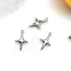 1 Colgante de Estrella en Forma de Cruz Adorno de Estrella Accesorios Hechos a Mano DIY Accesorios para Joyería Pulsera Collar Llavero