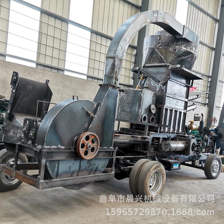 晨兴移动畜牧饲草打包机 厂家玉米青绿秸秆秸杆压块机 行走一体机