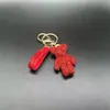 Cordão Cravejado com Diamantes para Bolsas Femininas, Chaveiro com Diamantes, Acessórios de Moda para Casa Totalmente Cravejados com Diamantes, Chaveiro de Carro Urso Violento