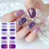 Película de Calcomanía para Uñas FF Estéreo Impermeable Sin Hornear Calcomanía Completa Estilo Simple Papel de Película para Calcomanías de Uñas de Primavera, Verano, Otoño e Invierno