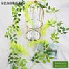 Simulación flor de glicina flor falsa enredadera flor colgante de techo guirnalda de flores decoración de enredadera planta de plástico para pared colgante ocultación de tuberías de aire acondicionado