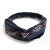 Estilo Bohemio Banda Elástica Cruzada Coreana Dongdaemun para el Cabello Diadema Coreana de Gasa Accesorios para el Cabello para Mujer Tendencia