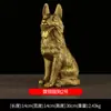 Cachorro Lobo de Latão Cachorro do Zodíaco Cachorro de Cobre Cachorro Sentado Enfeites Artesanato para Casa Decoração de Bronze Atacado