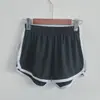 Verano 2020 Más Vendidos Coreanos Sueltos Cintura Alta Combinan con Todo Color Caramelo Contraste Tres Puntos Pantalones Cortos Deportivos Casuales para Mujer