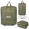 Bolsa de Equipaje Plegable Universal con Ruedas Extendida 158 Bolsa de Envío Aéreo Capacidad Súper Grande Estudio en el Extranjero Mudanza Bolsa de Viaje