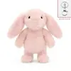 Pelúcia de Coelho Floral Coelho de Orelhas Caídas Fofo Boneca Companheiro Infantil Presente Boneca de Lançar para Casamento