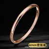 Pulseras Transfronterizas Europeas y Americanas de Alta Calidad, Sin Decoloración, Pulseras Sencillas de Acero de Titanio, Pulseras de Acero Inoxidable, Joyería para Mujer al por Mayor