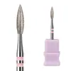 Herramientas de Arte para Uñas con Diamante Cabezal de Rectificado Pre-Pulido Estilo Ruso para Eliminar Piel Muerta, Cabezal de Rectificado de Diamante con Forma de Fresadora Triangular