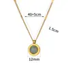 Collar Colgante de Girasol Nuevo Estilo Ins, Cadena Geométrica Redonda para Clavícula de Mujer, Joyería de Lujo Ligero, Venta Directa del Fabricante