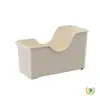 Caja de Almacenamiento para Ollas con Ruedas Organizador de Gabinete de Cocina Caja de Almacenamiento con Ruedas Cesta Deslizable Caja de Almacenamiento Estante