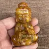 Pendente de Cintura de Jade Antigo Ornamento Pendente Escultura de Jade Decorativa Casca Antiga Concha Jade Antigo Escultura de Jade Antigo Peça de Jade de Mão Pingente de Longevidade