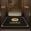 Alfombra de Entrada Resistente al Desgaste para Empresas Alfombra de Bienvenida para Hotel Alfombrilla Antideslizante Absorbente de Agua con Logo Personalizado