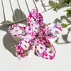 Presilhas Novas Personalizáveis Impressas em UV Venda Quente Transfronteiriça Frangipani Pequenas e Frescas Presilhas de Cabelo Presilhas de Tubarão para Cabelo na Parte de Trás da Cabeça