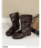 Marca mesmo estilo botas de balé destacáveis de uso duplo feminino 2026 novo estilo botas esportivas pequenas de couro da moda para usar por cima botas largas