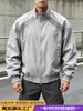 2026 Nueva Chaqueta Bomber Retro con Cuello Alto para Hombre Chaqueta de Alta Gama Uniforme de Béisbol Recto Americano Hombro Recto Tendencia