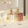 Luz transparente de luxo batom caixa de armazenamento à prova de poeira Desktop cosmético caixa de batom com tampa acrílica lip glaze conjunto de batom