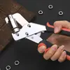 Direto do Fabricante: Alicate Manual para Ilhós para Tecido de Jato de Tinta, Ferramentas de Perfuração e Corte para Publicidade, Ferramenta de Fivela Portátil para Lona de Iate