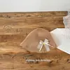 Sombrero de Cubo de Algodón Delgado de Verano Estilo Coreano para Niñas, Sombrero de Sol de Verano Lindo para Niñas