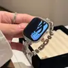 Pulseira de Metal com Corrente de Cobre e Design de Fita Adequada para Apple Watch iWatch 12ª Geração 11/10