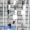 Decoración de Techo con Cadena de Lentejuelas Cuadradas Cadena de Lentejuelas Creativa para Bodas Accesorios para la Decoración de la Escena de Bodas Pared de Fondo Colorida
