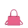 Diseño de Bolso Casual para Mujer Otoño 2025 Bolso de Mano de Moda con Patrón Tejido Simple Bolso Cuadrado Pequeño Retro de Hombro Cruzado