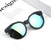 Gafas de Sol Infantiles Estilo Coreano Color Caramelo Mate Lentes Reflectantes de Colores Protección UV400 Anti-UV Gafas de Sol Gafas de Sol