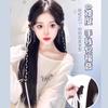 Nuevo Estilo Trenza de Cinta para el Cabello Clip para Cola de Caballo Estilo Chino Nuevo Trenza Larga de Doble Giro Cinta para Cola de Cabello Accesorio para el Cabello Atado Bajo Cheongsam