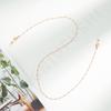 Cadena para gafas de aleación de cristal para colgar en el cuello, cadena para gafas antipérdida, cadena para mascarilla de doble uso, fabricantes de cuerdas para mascarillas.