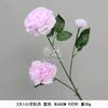 Decoración de boda con flores artificiales moradas, arreglo floral, suministros para bodas, flores de seda con hojas, flores falsas moradas, arte floral para bodas.