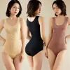 Mono moldeador de talla grande para mujer, versión mejorada para control de abdomen posparto y levantamiento de glúteos, con broches y característica de ajuste en la cintura