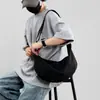 Nova Bolsa Transversal com Design de Nicho, Estilo Minimalista Preguiçoso, Bolsa de Nylon Leve Formato Bolinho, Bolsa de Ombro Versátil de Grande Capacidade