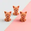 Mini Cachorro Fofo Micro Paisagem Resina Cão Cartoon Criativo Micro Paisagem Enfeites DIY Decoração de Chaveiro