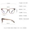 55030 Nuevas monturas de gafas TR90, ultraligeras, grandes, planas, populares en Internet, para hombres y mujeres, estilo coreano.