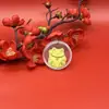 Crachá Corporativo Personalizado Logo Ouro Puro 999 Adesivo para Celular Shishi Ruyi Princesa Fique Rico Loja Presentes Pode Ser Aprovado