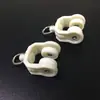 Polea para cortina antigua, colgador de rodillo, rueda de rodillo, rueda de rueda de riel curvo, gancho de rueda de riel, rueda grande curva, accesorios para riel de rueda, venta al por mayor