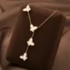 Comercio Exterior de Amazon Venta Caliente Collar de Acero de Titanio Temperamento Femenino Circonita Microincrustada Personalidad Cadena para Clavícula de Alto Sentido Colección Joyería