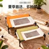 Cama de acampamento para cachorro, cama de cachorro, casinha de cachorro de verão, adequada para todas as estações, removível e lavável, cama para animais de estimação para cães pequenos e médios, cama de acampamento para gato