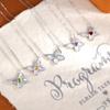 Collar de Plata Esterlina S925 Mariposa Nácar Blanco Piedra Natural Color Libre Lujo Ligero Simple Moda Cadena Clavícula Spice Girls Combinable