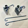 Colgador de calcetines navideños de metal más vendido transfronterizo, gancho para chimenea, gancho ajustable y retráctil para uso doméstico