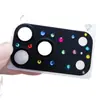 Adecuado para Película de Lente HD Antiexplosión para Apple 17P/17PM/18P/18PM Película de Lente de Diamante Integrada Color Metal