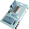 2025 Estilo Caliente Pad de Ratón de Cuero de Punto Pad Grande para Escritorio Impermeable Pad para Escribir de Oficina de Computadora Logo Imprimible