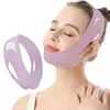 Faixa Elástica Facial Rosa Máscara Facial de Duplo Lifting Fina e Molda ao Contorno do Rosto Máscara de Dormir Venda por Atacado