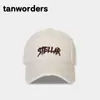 Gorra de béisbol vintage lavada estilo japonés con efecto desgastado para mujer, ala ancha, circunferencia de cabeza grande, adelgazante del rostro, protector solar, bordada