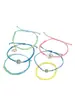 Pulseira combinada estilo boêmio em cera trançada, um sucesso de vendas na Amazon Cross Border.