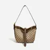 Bolsa Transversal Monica Qiqi Moda Vintage para Mulheres 2026 Nova Versátil Color-Block Bolsa de Ombro para o Dia a Dia Bolsa de Mão Retrô