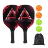 Set de Rackets de Pickleball Impresos con UV de Álamo Bolsa de Almacenamiento para Rackets de Playa Empaque Amazon Transfronterizo Popular Fábrica
