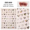 Adesivos de Unha em Formato de Coração, Adesivos Simples e Versáteis para Nail Art Vazada, Acessórios Dh909 Nail Art Infantil Transfronteiriça