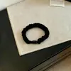 Cor Café com Leite Simples Cor Sólida Versátil Elástico de Cabelo Estilo Coreano Corda de Cabelo para Rabo de Cavalo para Mulheres Elástico para Coque