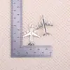 Pingentes de Liga de Prata Antiga Retrô Materiais Artesanais Acessórios de Avião Bicicleta DIY Acessórios de Joalheria Atacado
